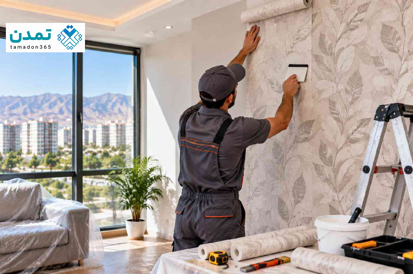 بهترین نصاب کاغذ دیواری در کرج