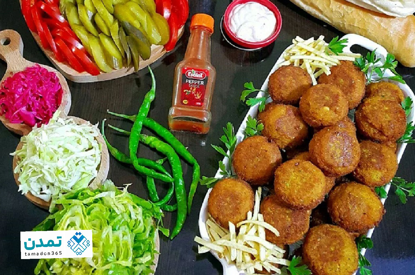 بهترین فلافل در کرج